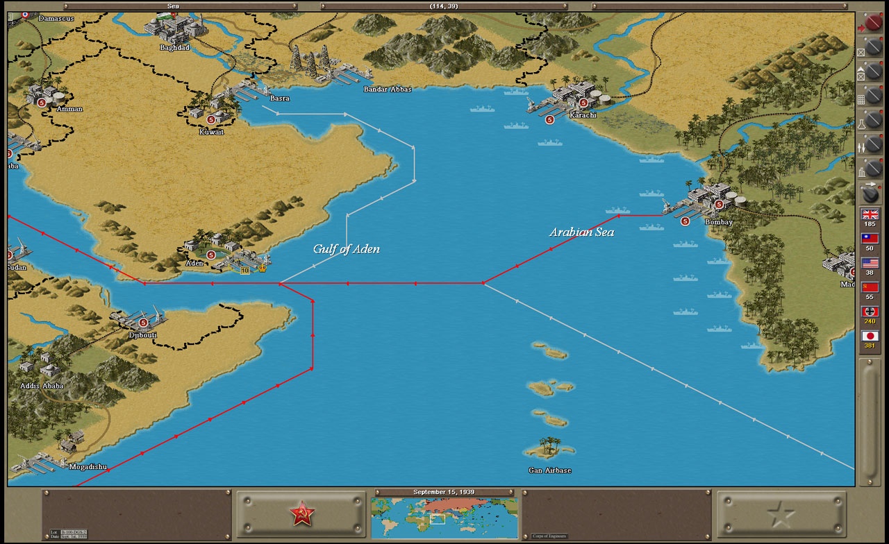 Скриншот из игры Strategic Command: WWII Global Conflict - 13