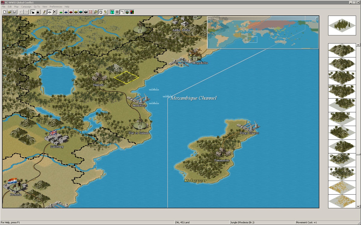 Скриншот из игры Strategic Command: WWII Global Conflict - 14