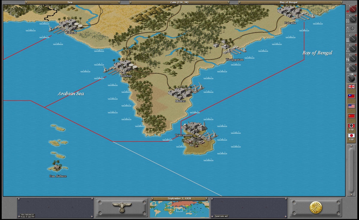 Скриншот из игры Strategic Command: WWII Global Conflict - 15