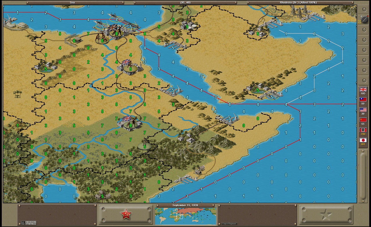 Скриншот из игры Strategic Command: WWII Global Conflict - 6