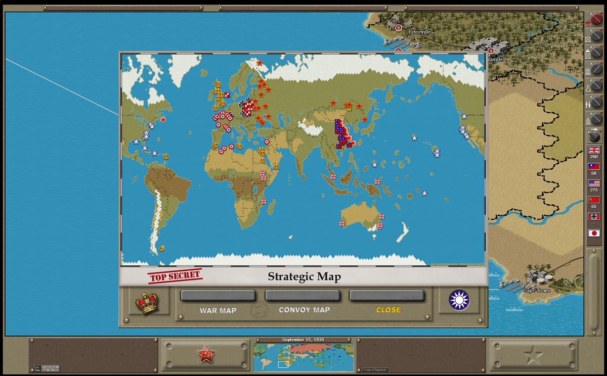 Скриншот из игры Strategic Command: WWII Global Conflict - 9