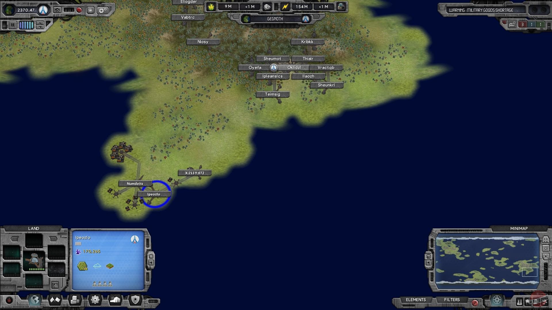 Скриншот из игры Galactic Ruler - 1