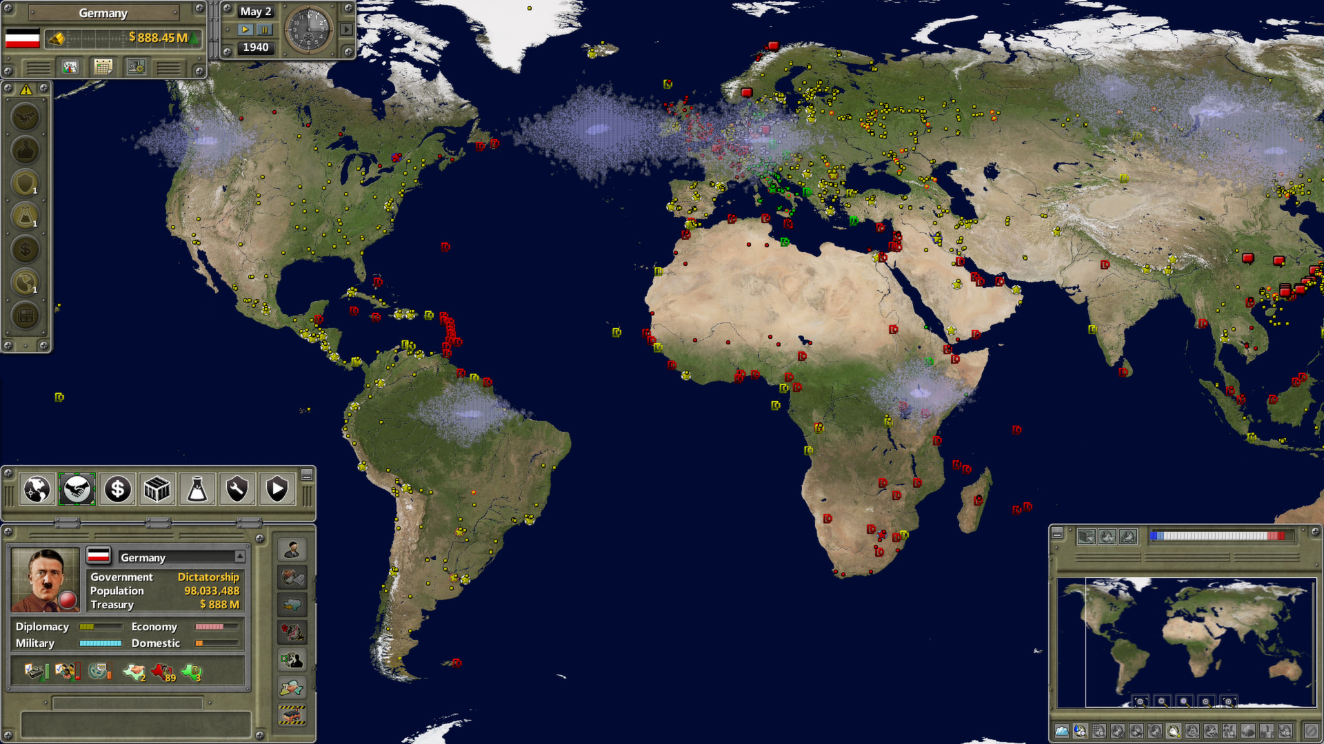 Скриншот из игры Supreme Ruler 1936 - 34