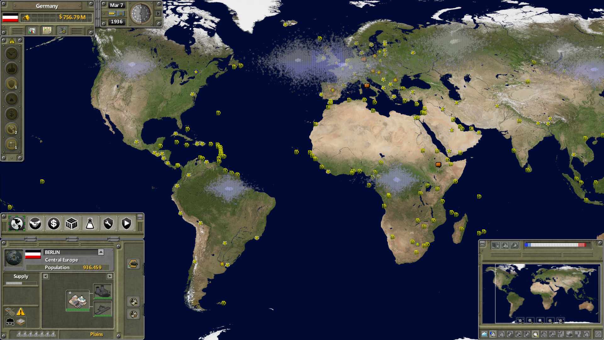 Скриншот из игры Supreme Ruler 1936 - 32