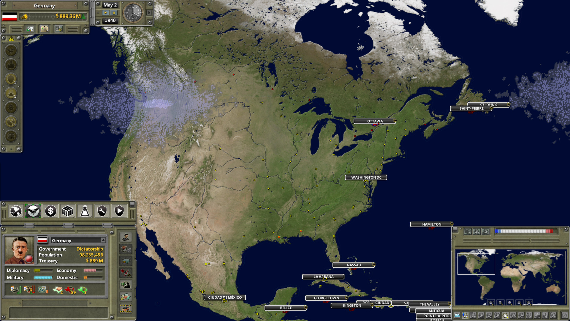 Скриншот из игры Supreme Ruler 1936 - 36