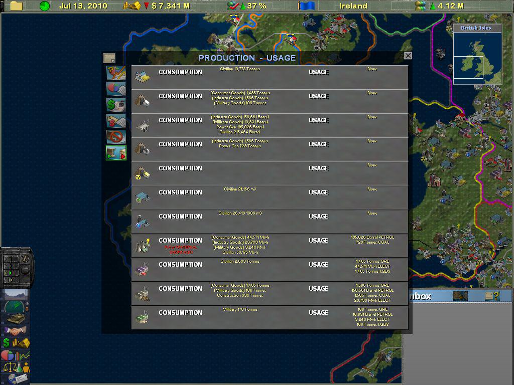 Скриншот из игры Supreme Ruler 2010 - 9