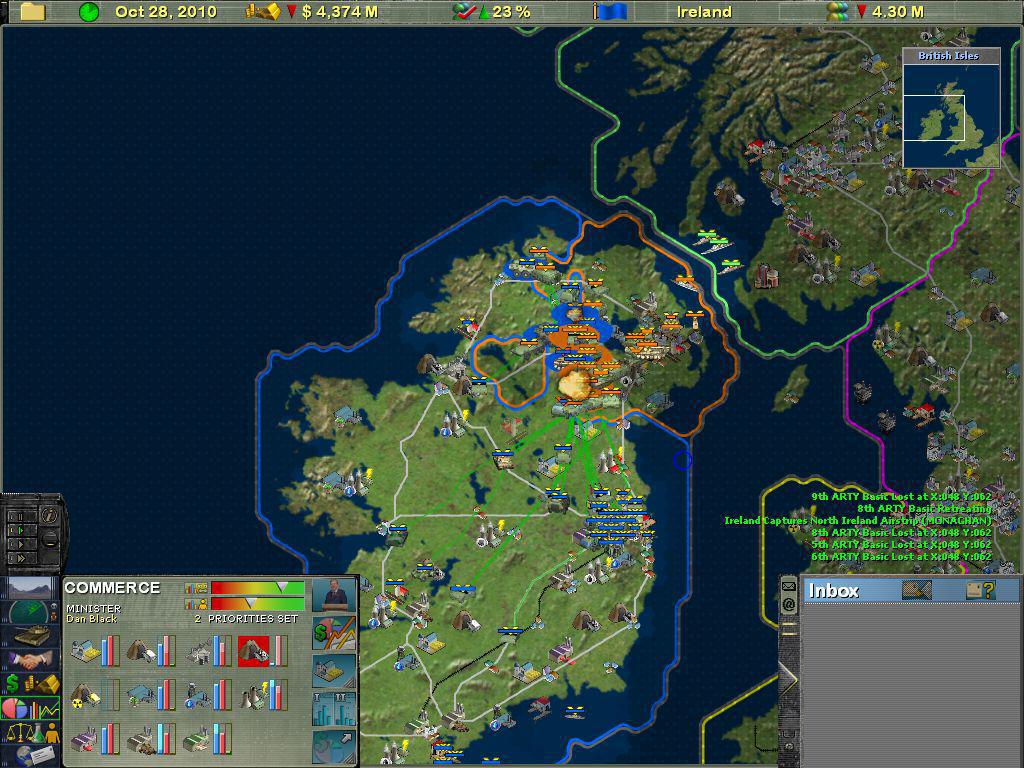 Скриншот из игры Supreme Ruler 2010 - 22