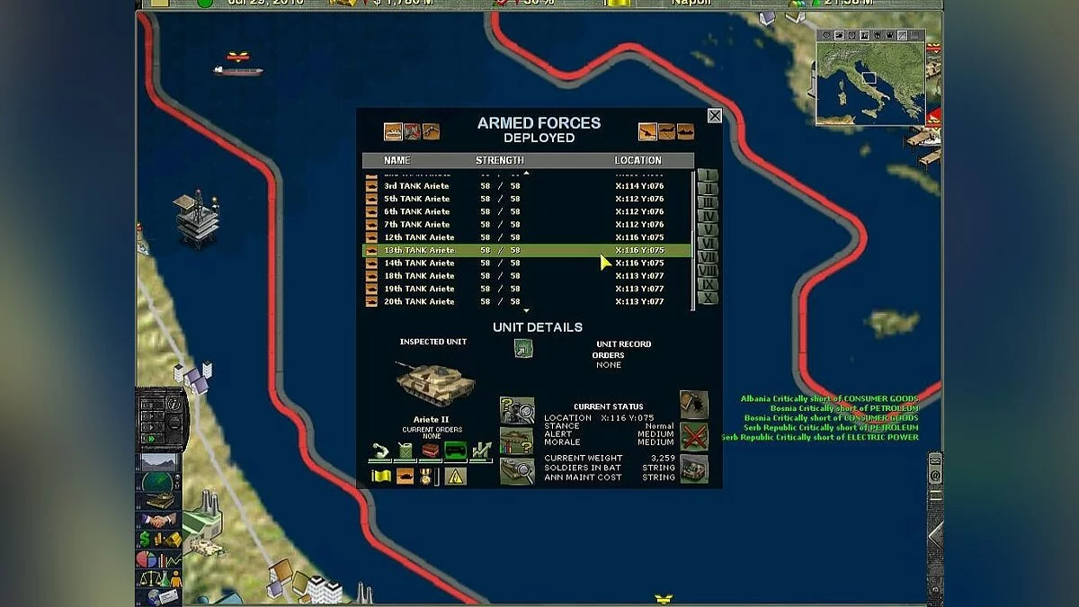 Скриншот из игры Supreme Ruler 2010 - 34