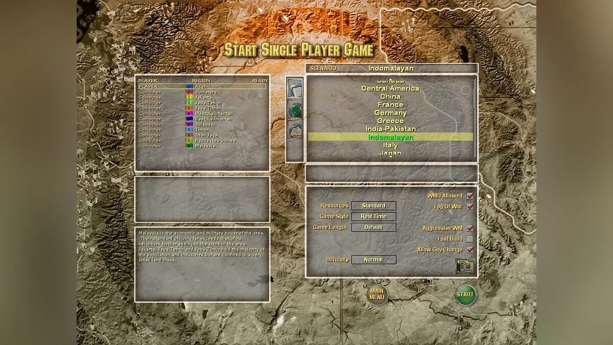 Скриншот из игры Supreme Ruler 2010 - 13