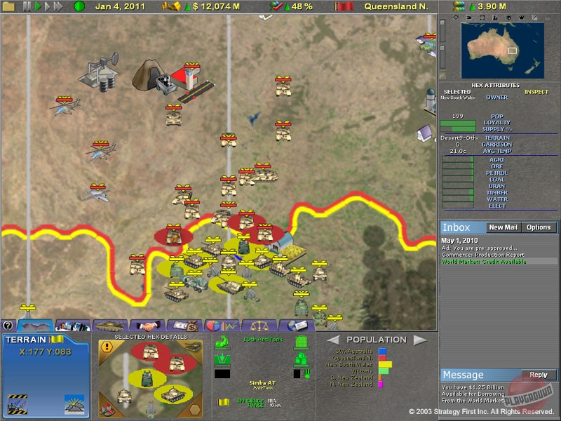 Скриншот из игры Supreme Ruler 2010 - 5