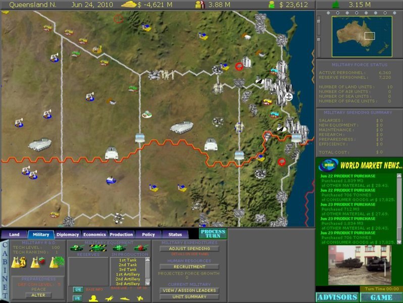 Скриншот из игры Supreme Ruler 2010 - 3