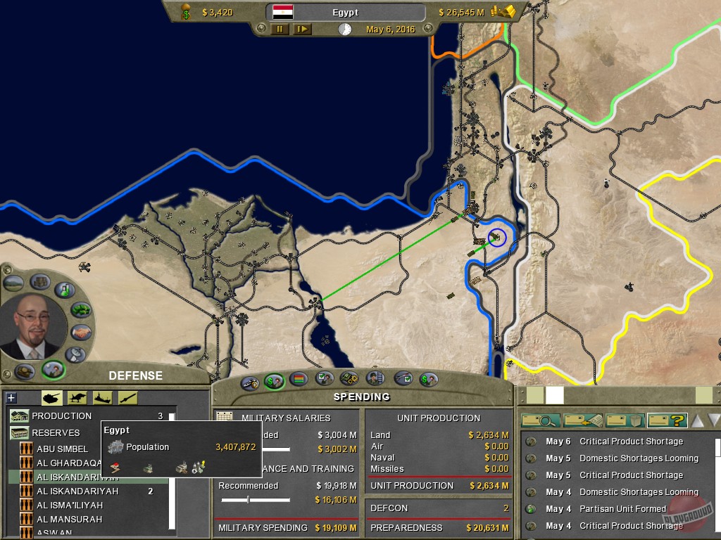 Скриншот из игры Supreme Ruler 2020 - 21