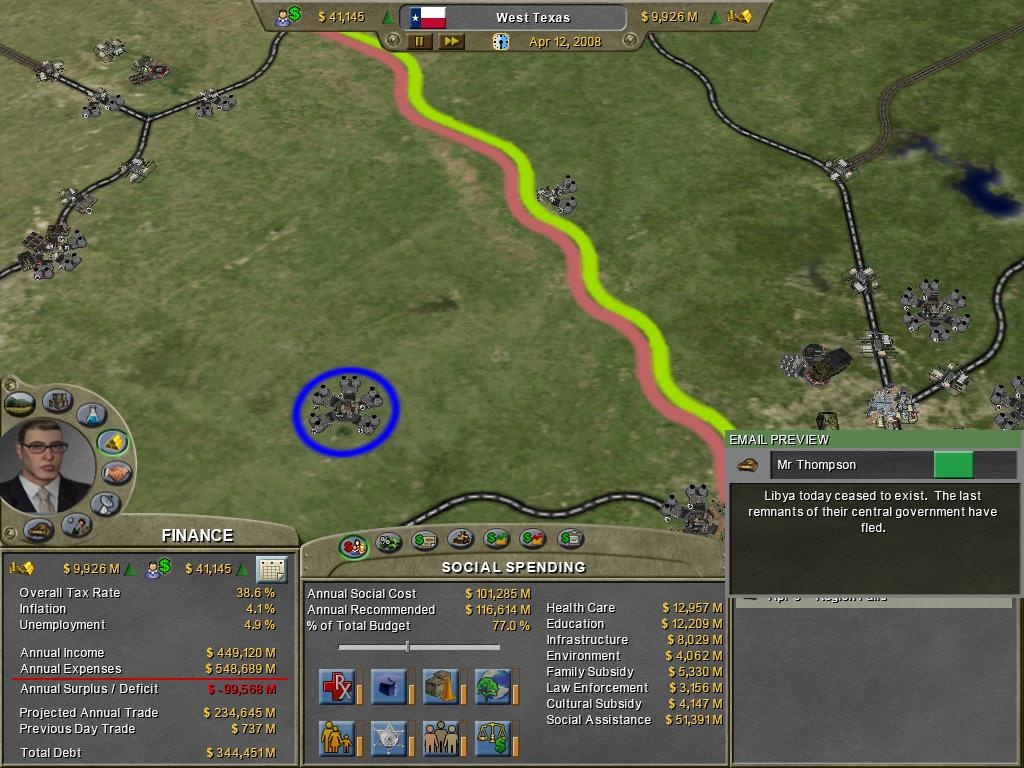 Скриншот из игры Supreme Ruler 2020 - 33