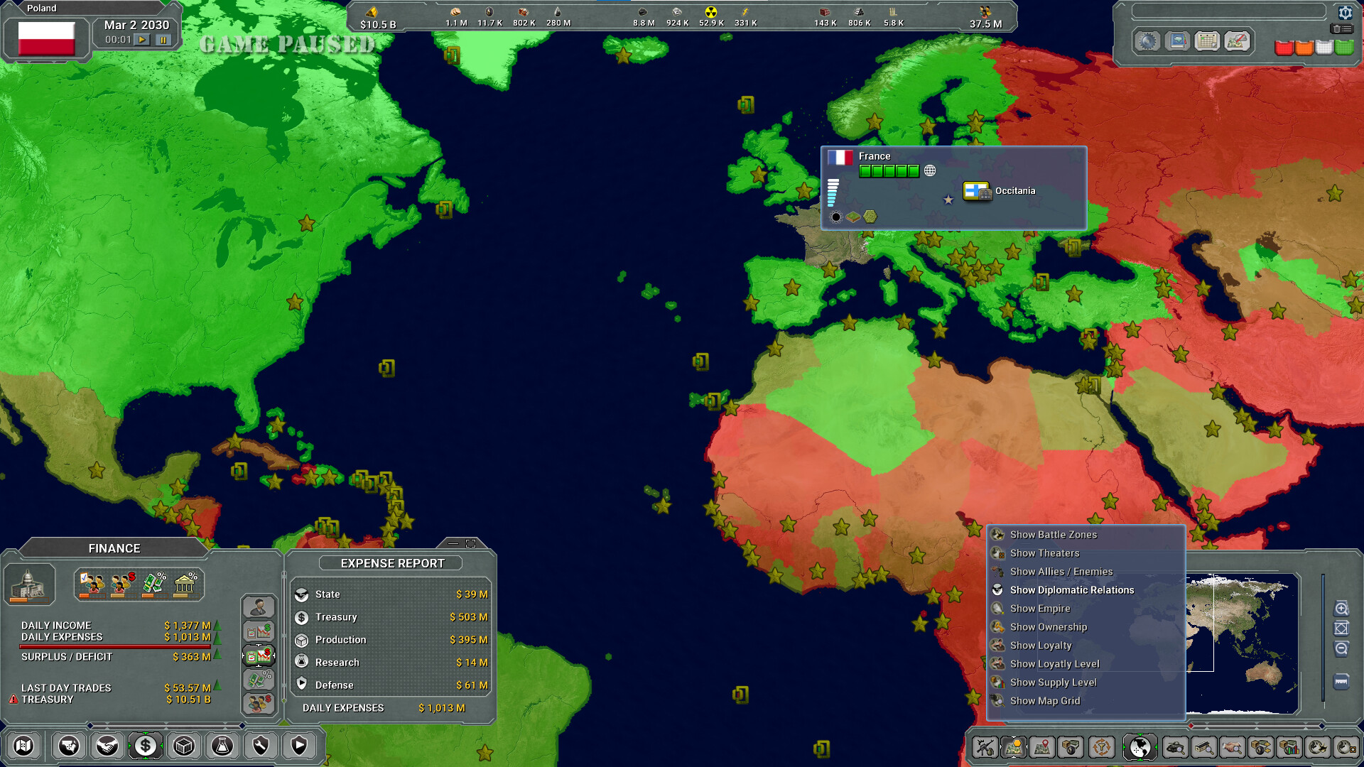 Скриншот из игры Supreme Ruler 2030 - 17