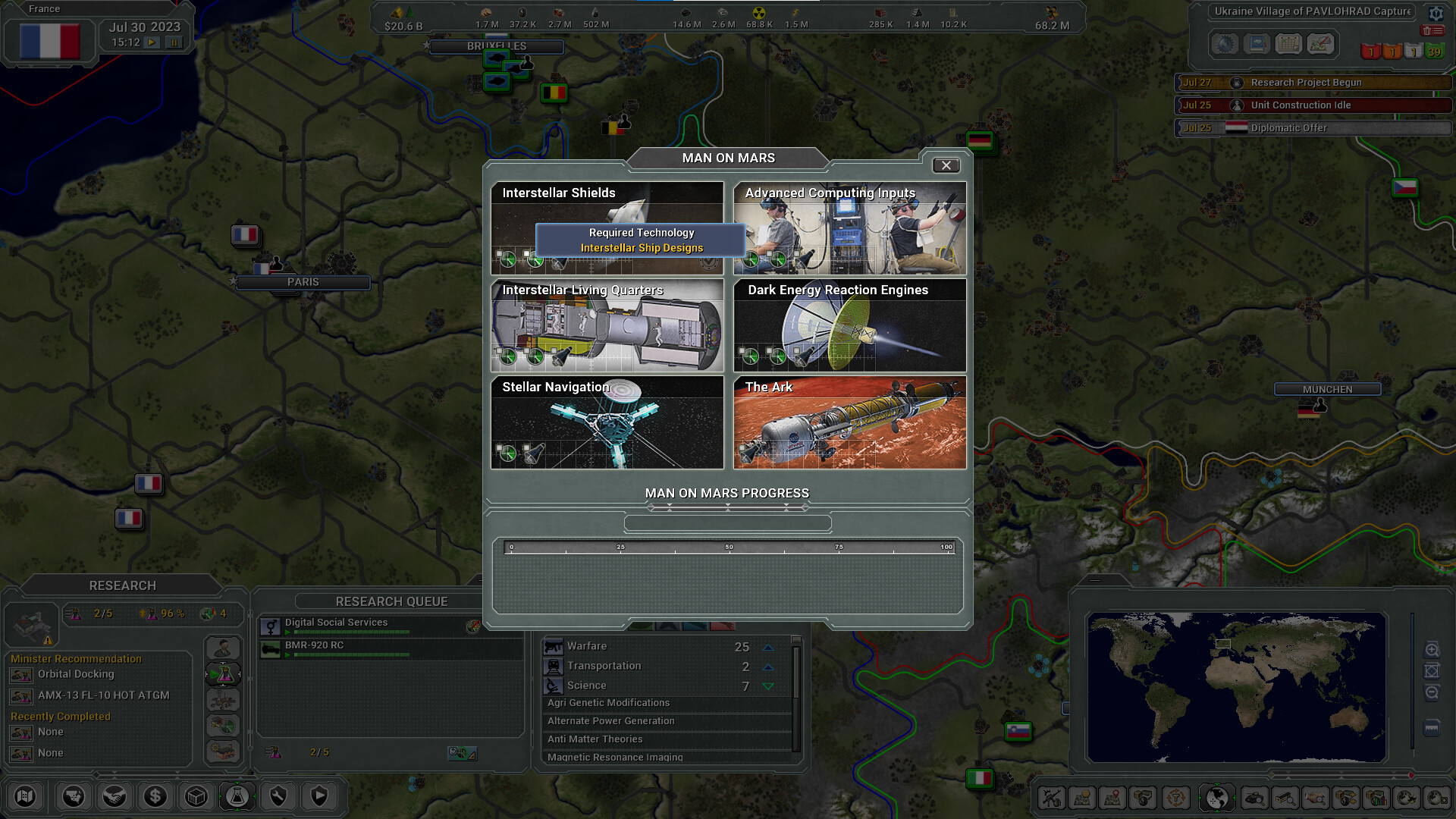 Скриншот из игры Supreme Ruler 2030 - 14