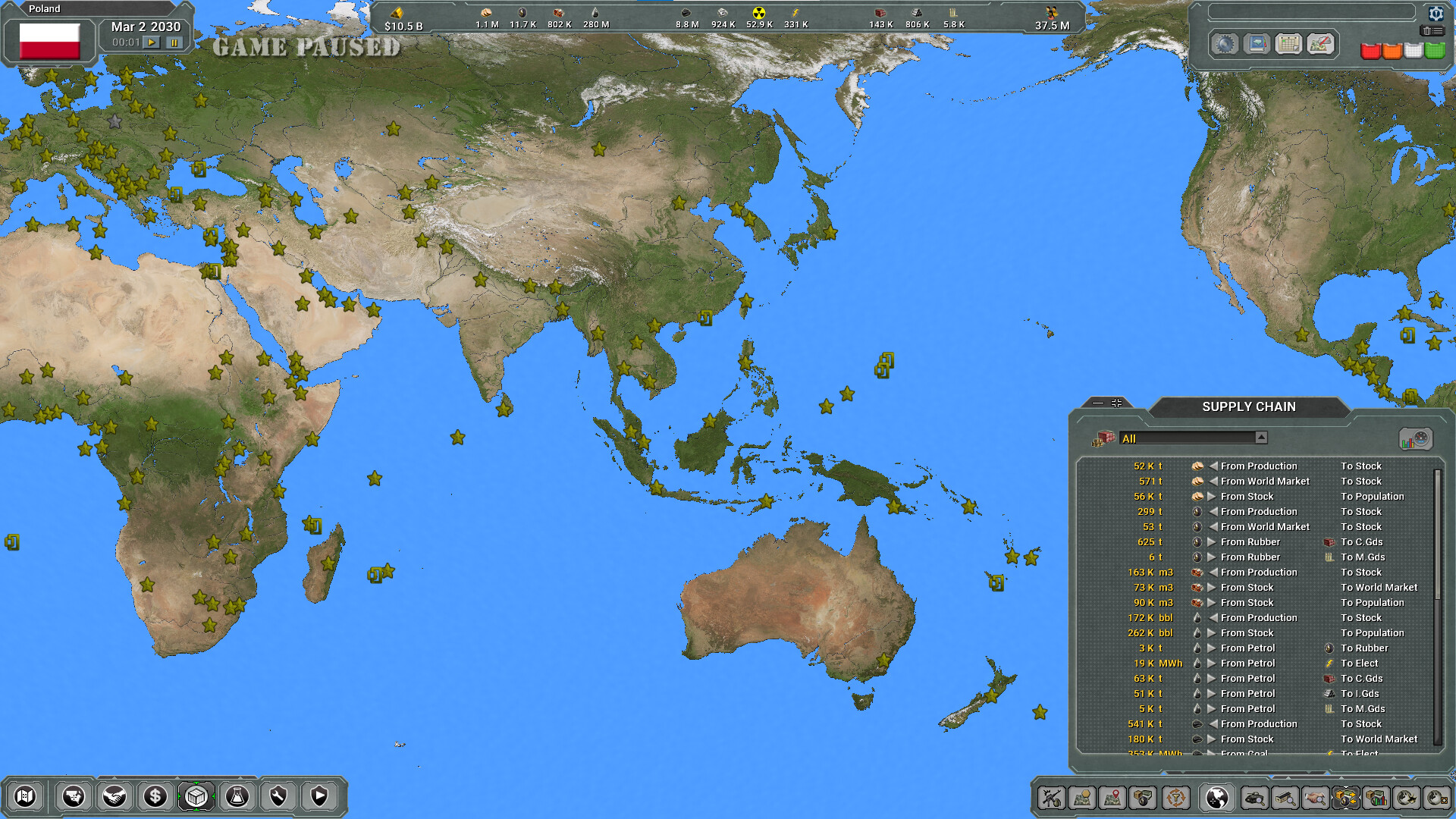 Скриншот из игры Supreme Ruler 2030 - 6