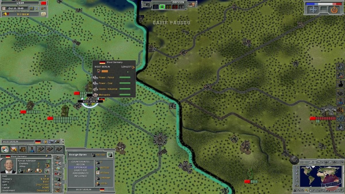 Скриншот из игры Supreme Ruler: Cold War - 55