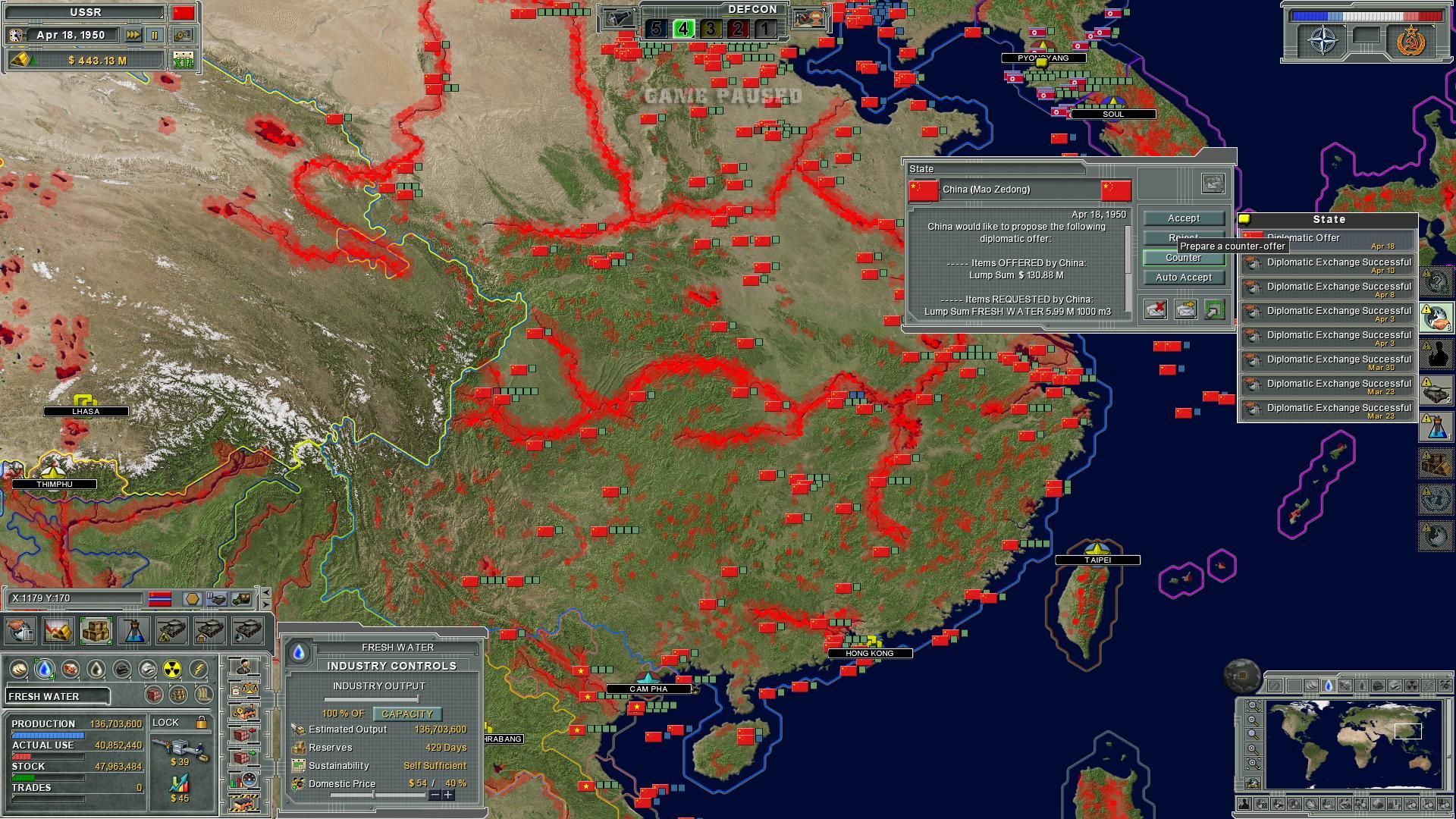 Скриншот из игры Supreme Ruler: Cold War - 92
