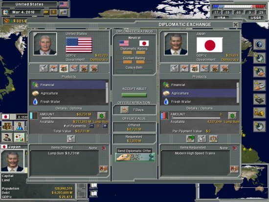 Скриншот из игры Supreme Ruler: Cold War - 7