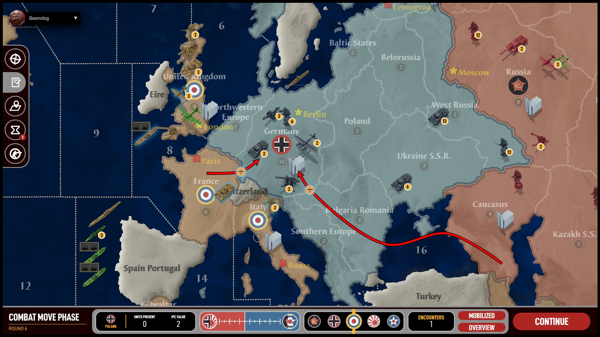 Скриншот из игры Axis & Allies Online - 11