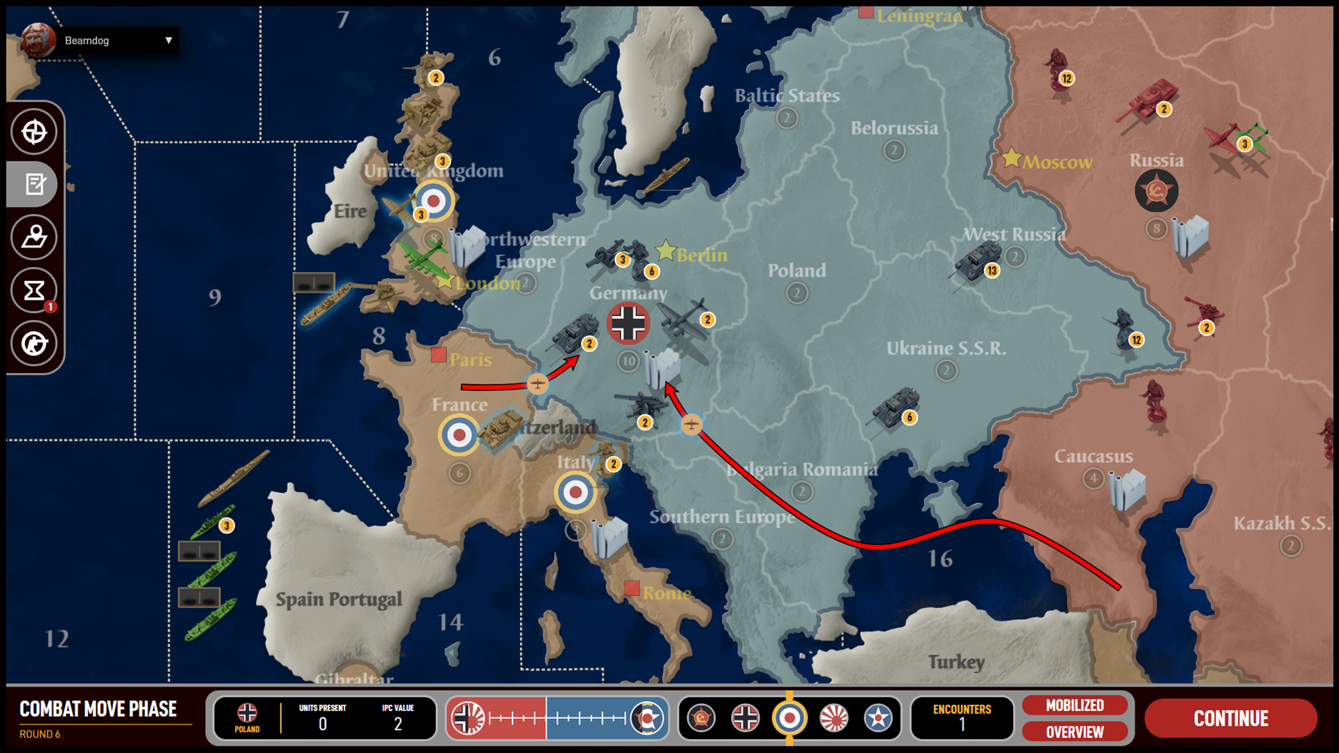 Скриншот из игры Axis & Allies Online - 8