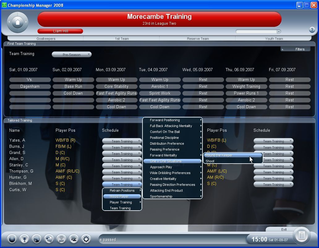 Скриншот из игры Championship Manager 2008 - 8