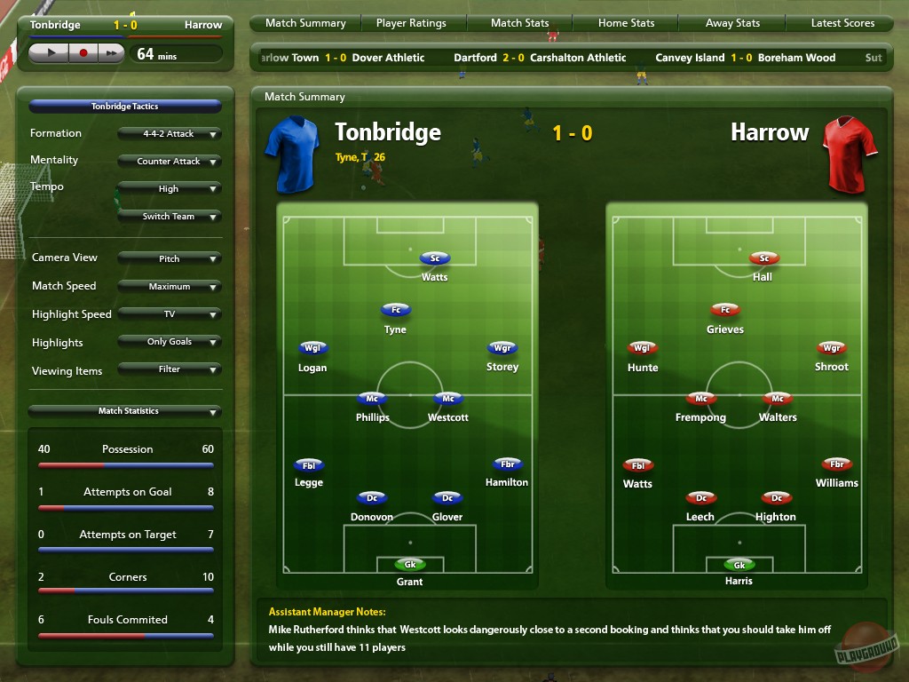 Скриншот из игры Championship Manager 2010 - 32