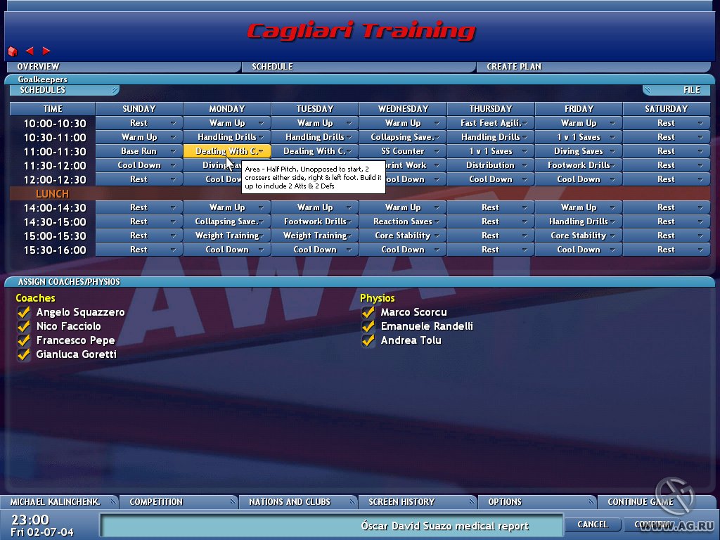 Скриншот из игры Championship Manager 5 - 6