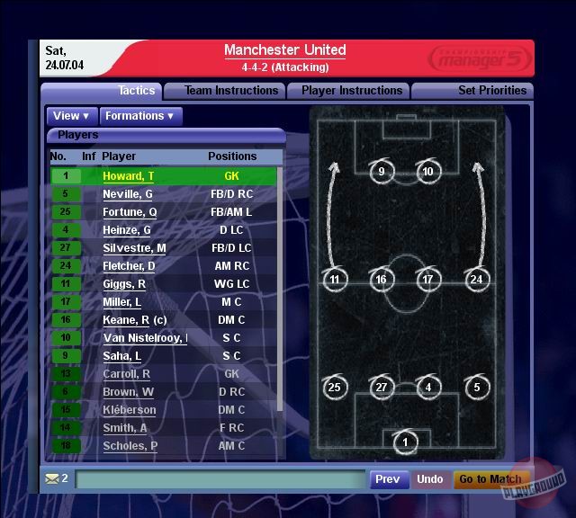 Скриншот из игры Championship Manager 5 - 2