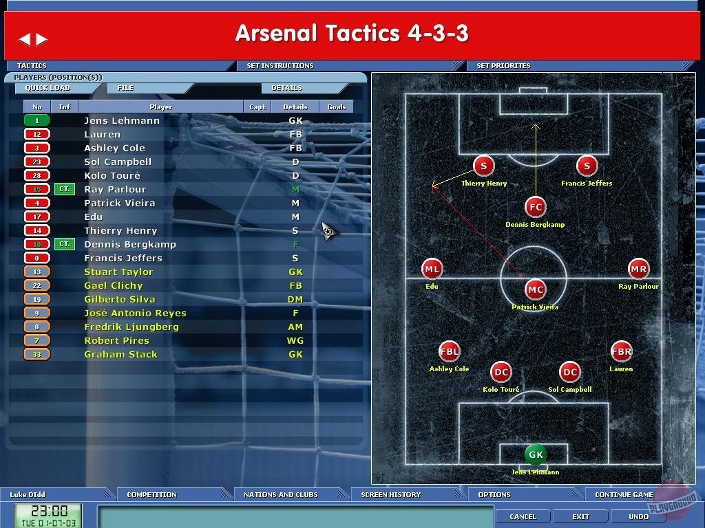 Скриншот из игры Championship Manager 5 - 13