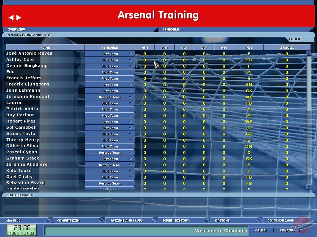 Скриншот из игры Championship Manager 5 - 8