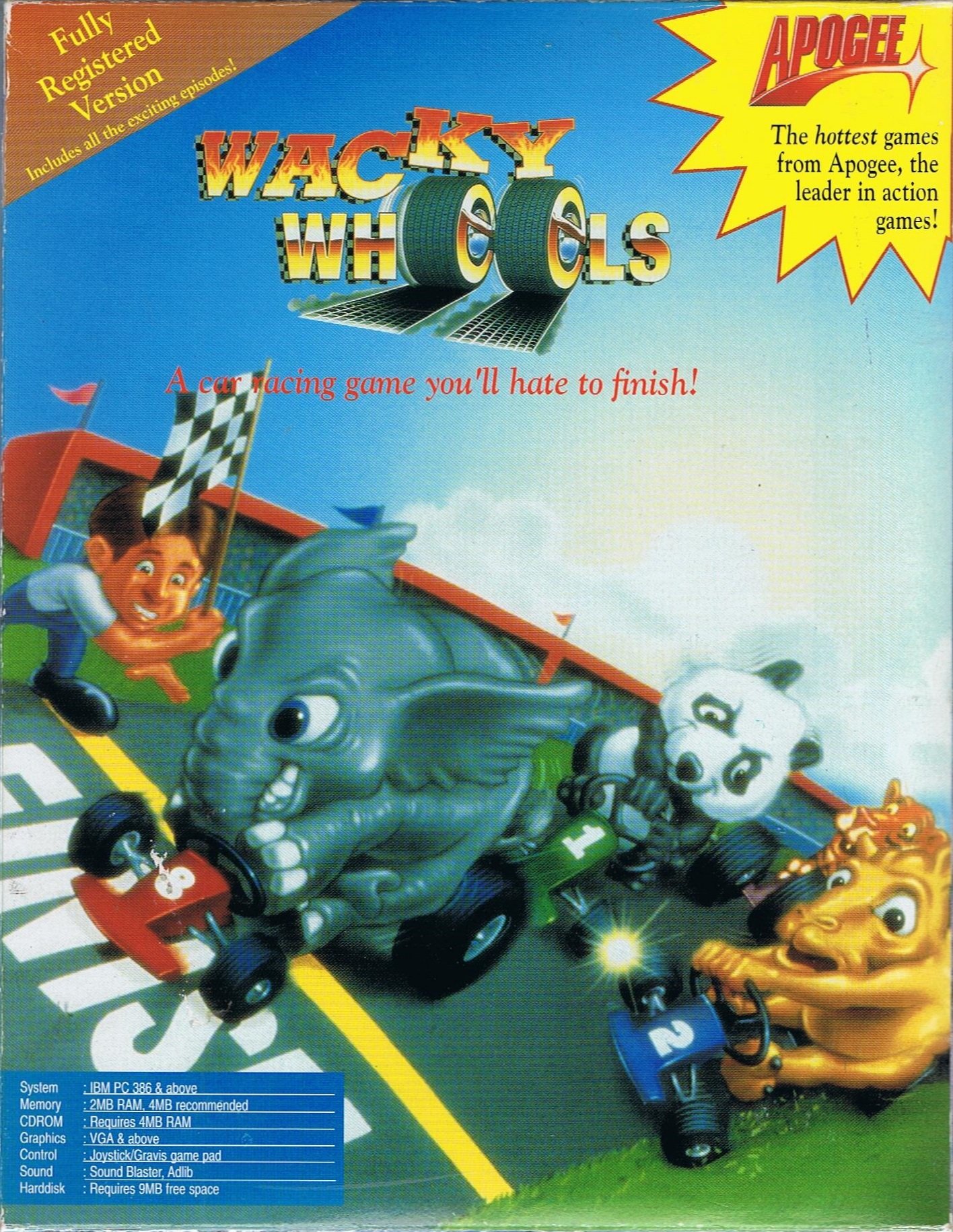 Обложка игры Wacky Wheels