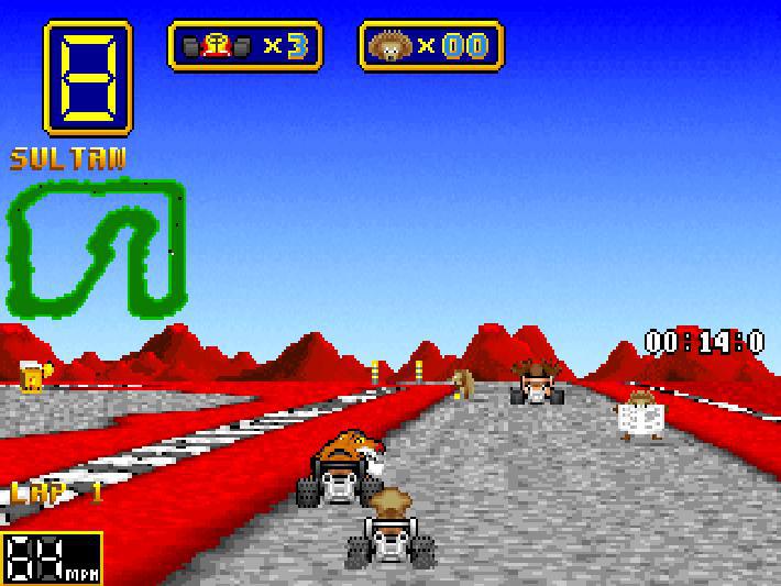 Скриншот из игры Wacky Wheels - 25