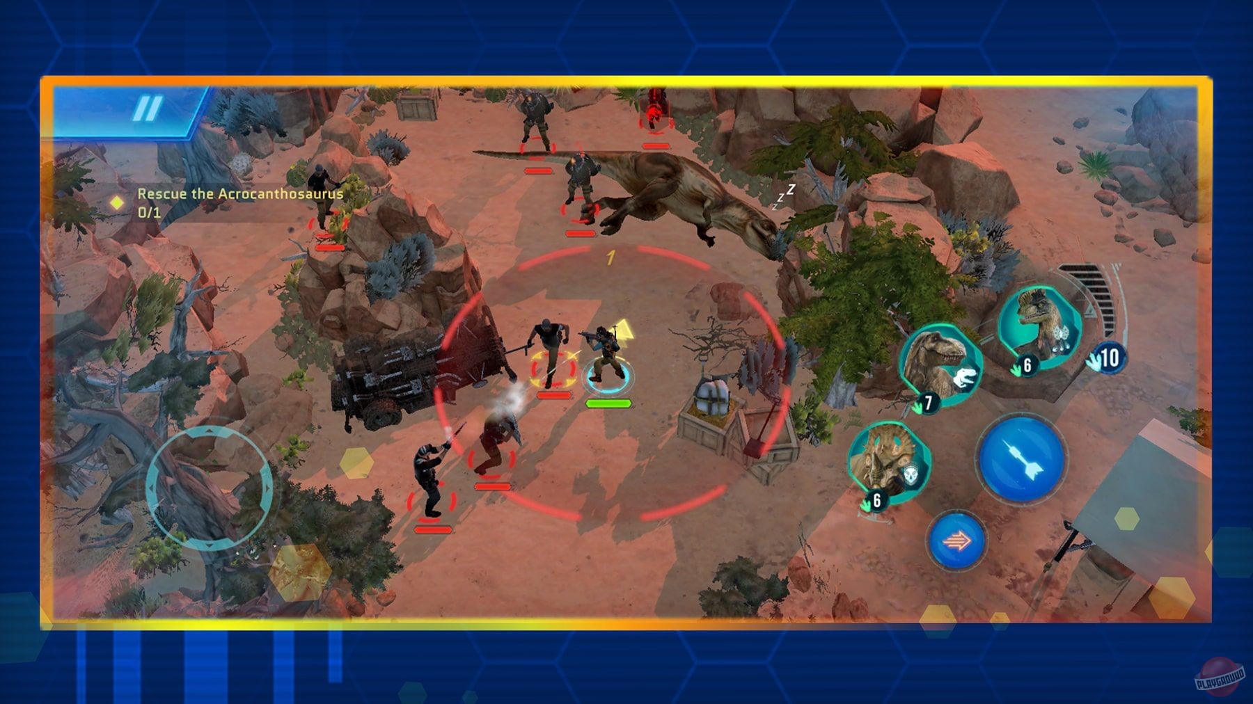Скриншот из игры Jurassic World: Primal Ops - 5