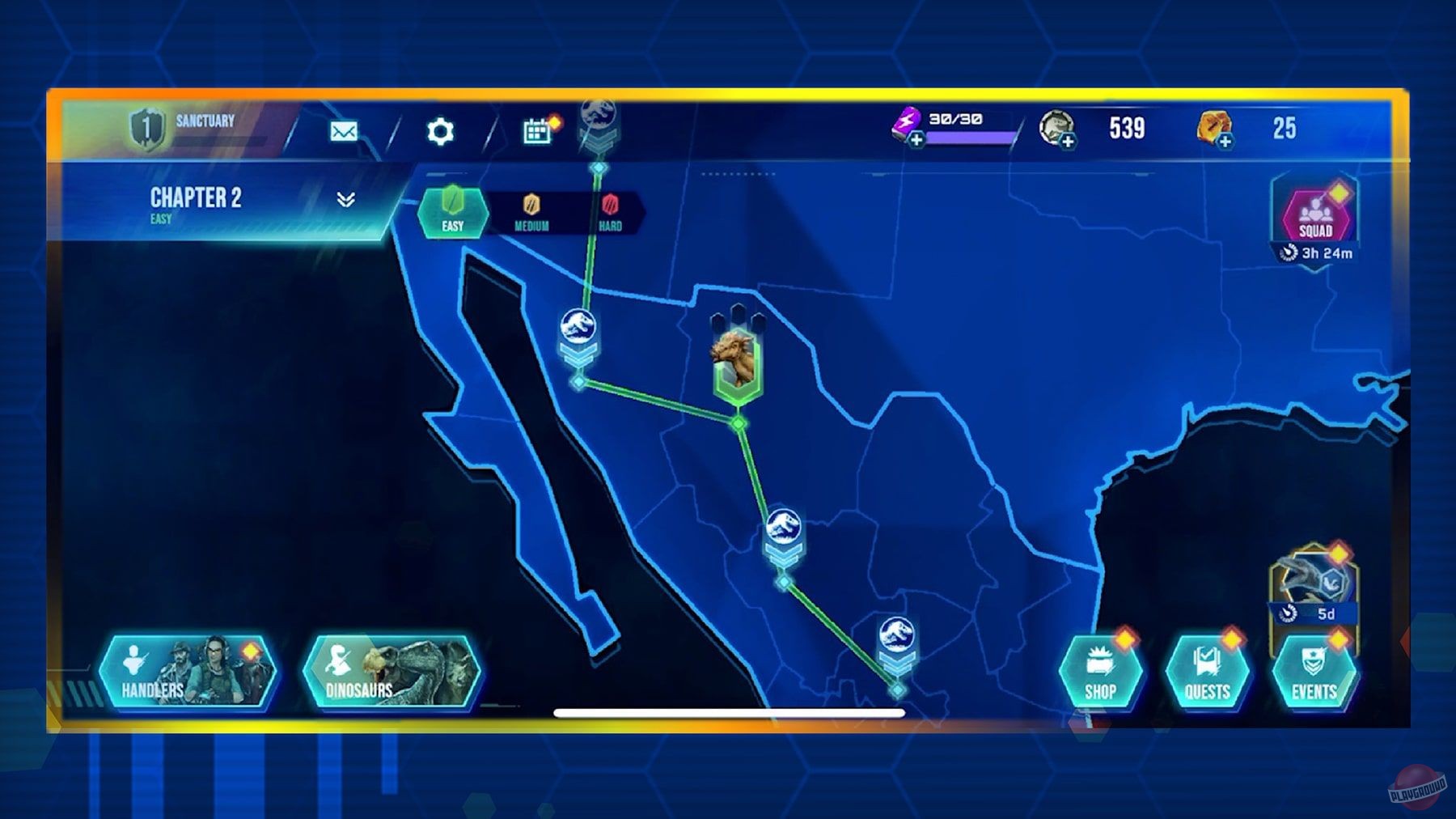 Скриншот из игры Jurassic World: Primal Ops - 8