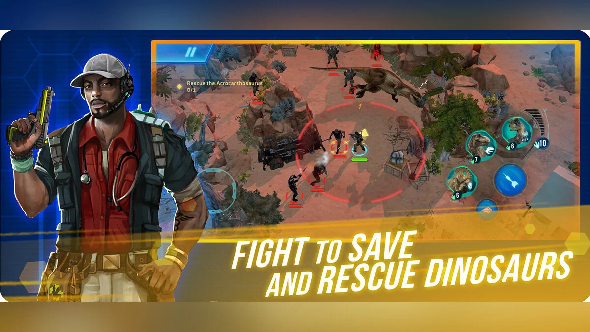 Скриншот из игры Jurassic World: Primal Ops - 6