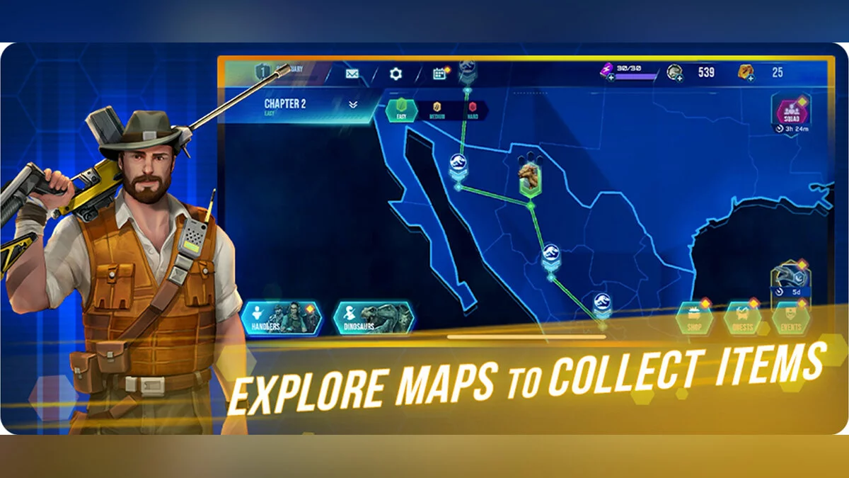 Скриншот из игры Jurassic World: Primal Ops - 9