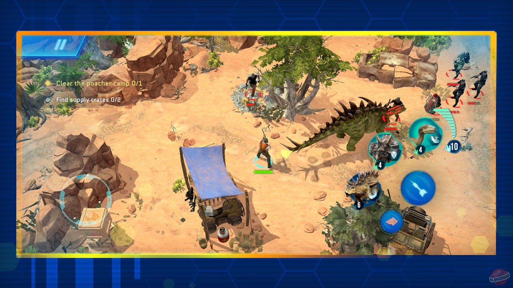 Скриншот из игры Jurassic World: Primal Ops - 3