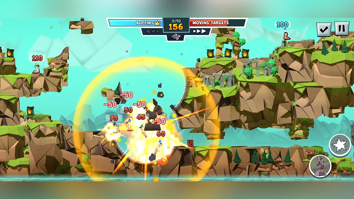 Скриншот из игры Worms Across Worlds - 4