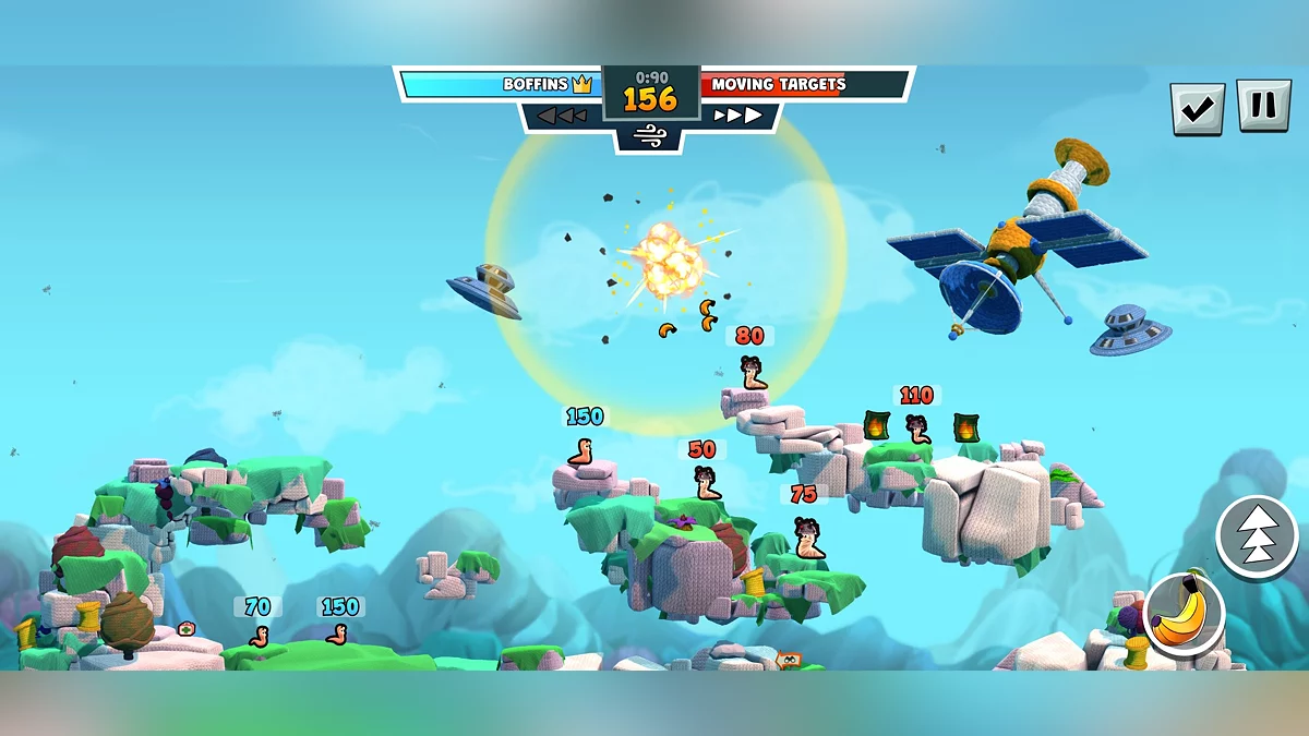 Скриншот из игры Worms Across Worlds - 3