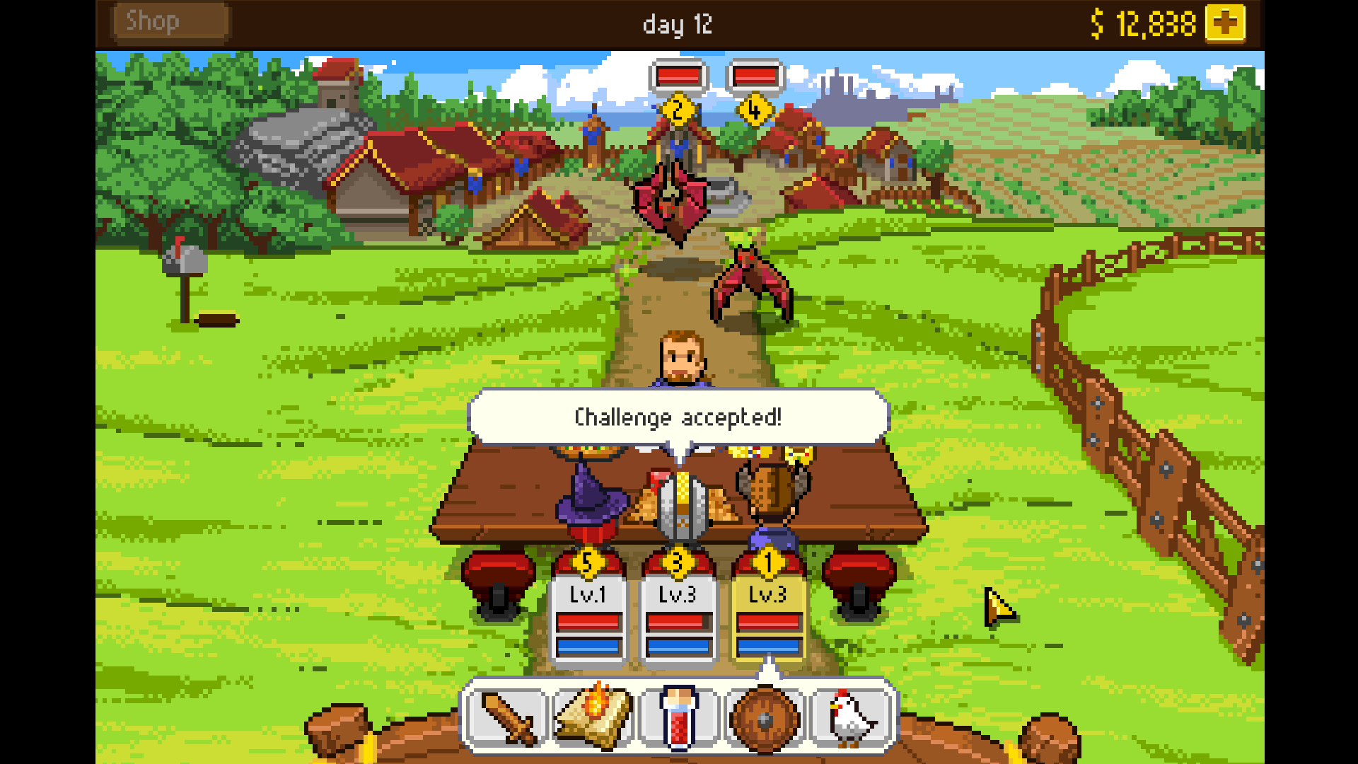 Скриншот из игры Knights of Pen and Paper +1 Edition - 2
