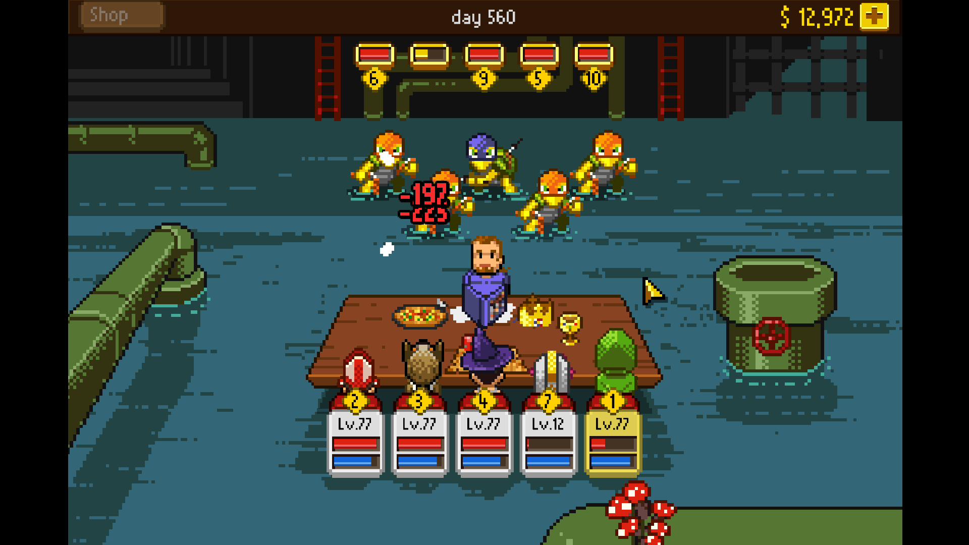 Скриншот из игры Knights of Pen and Paper +1 Edition - 5