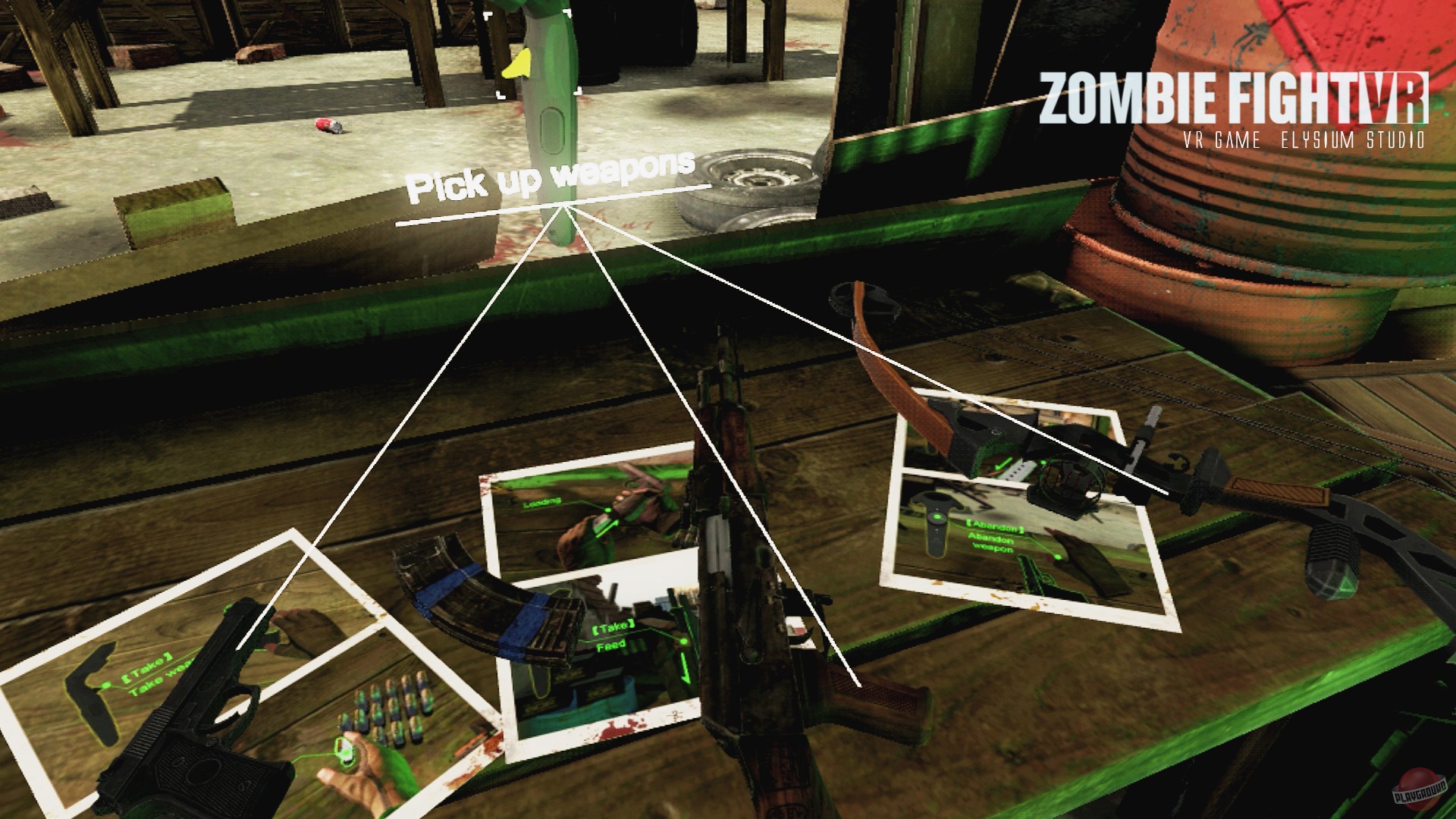 Скриншот из игры ZombieFight VR - 2