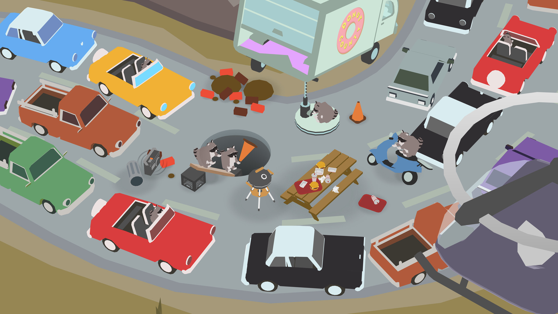 Скриншот из игры Donut County - 16