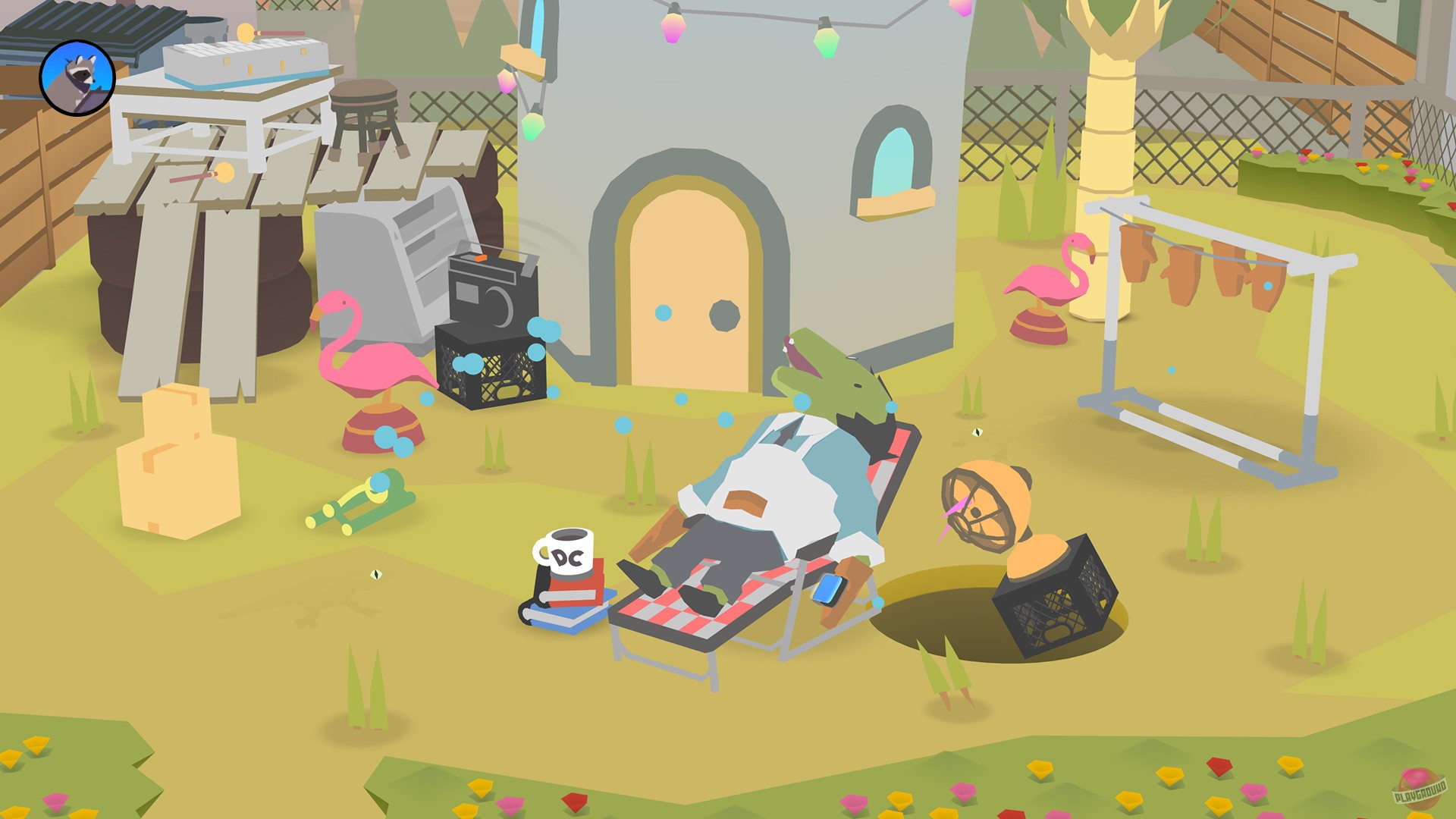 Скриншот из игры Donut County - 19