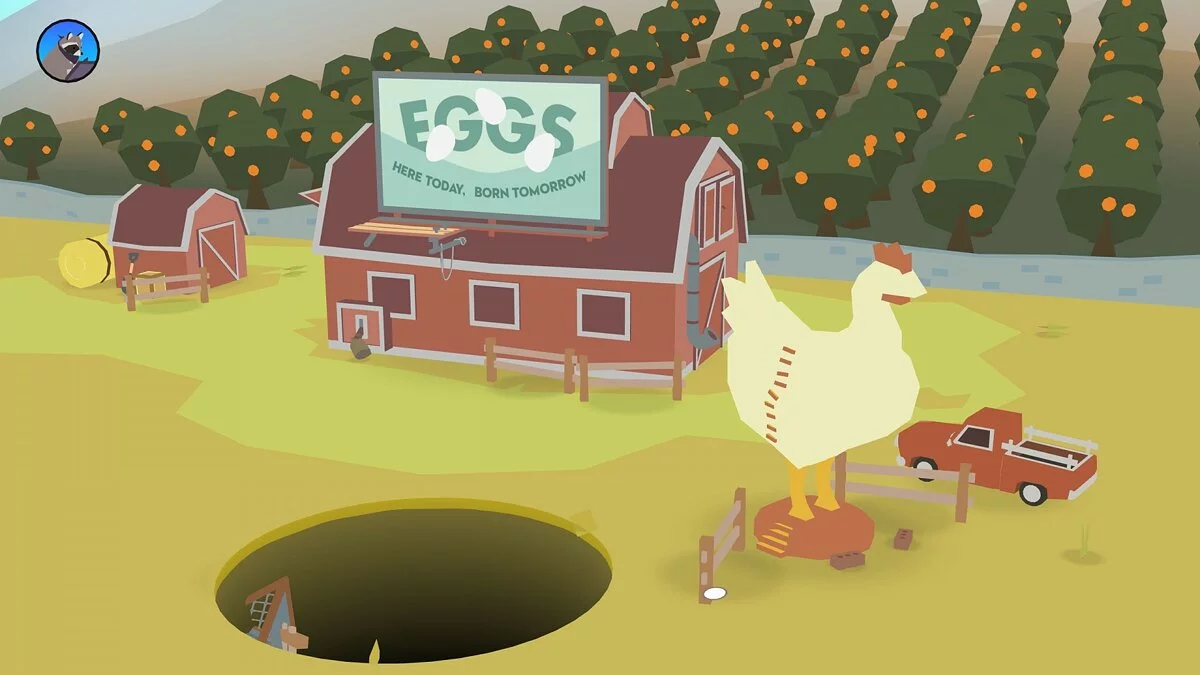 Скриншот из игры Donut County - 11