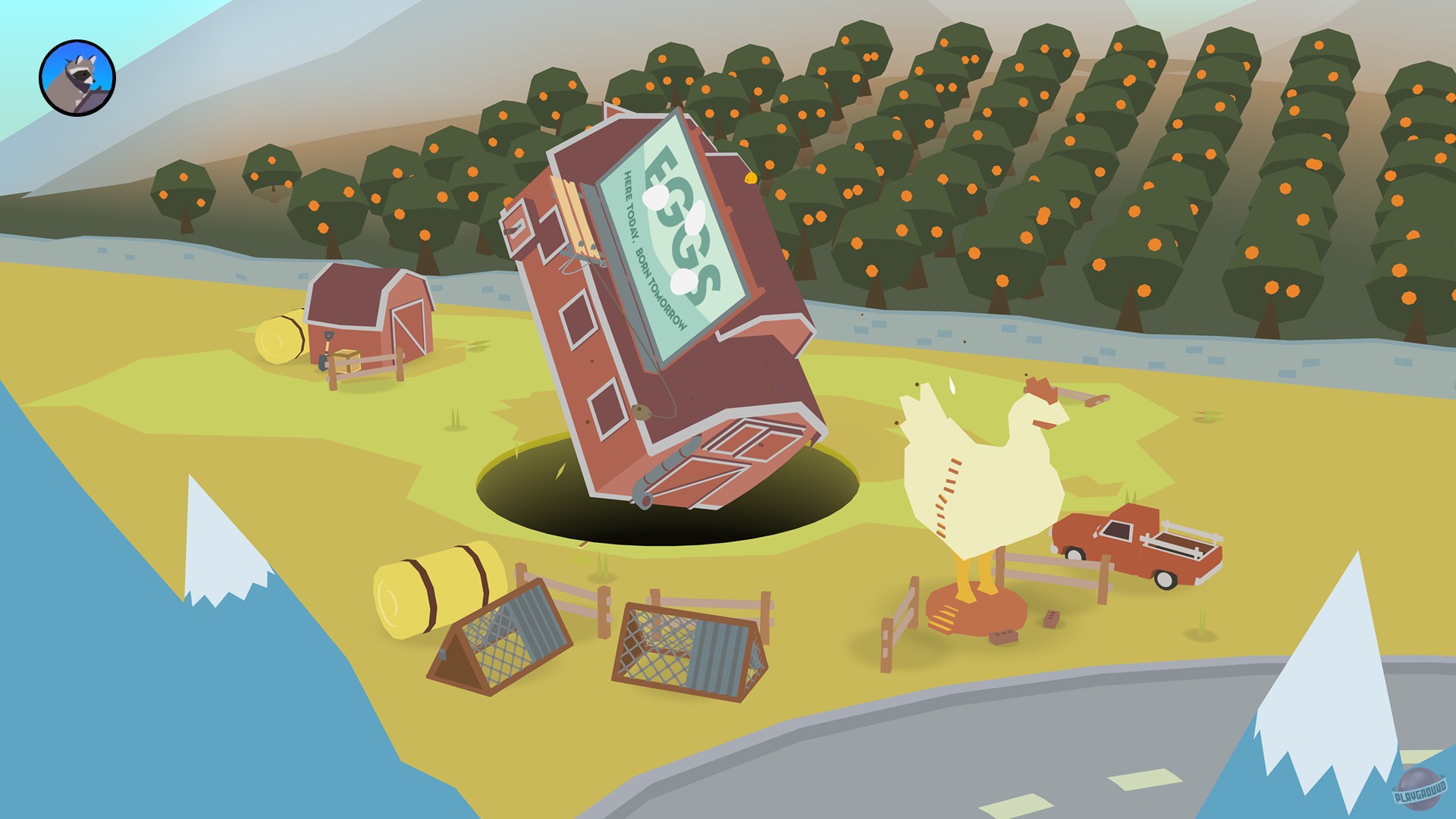 Скриншот из игры Donut County - 10