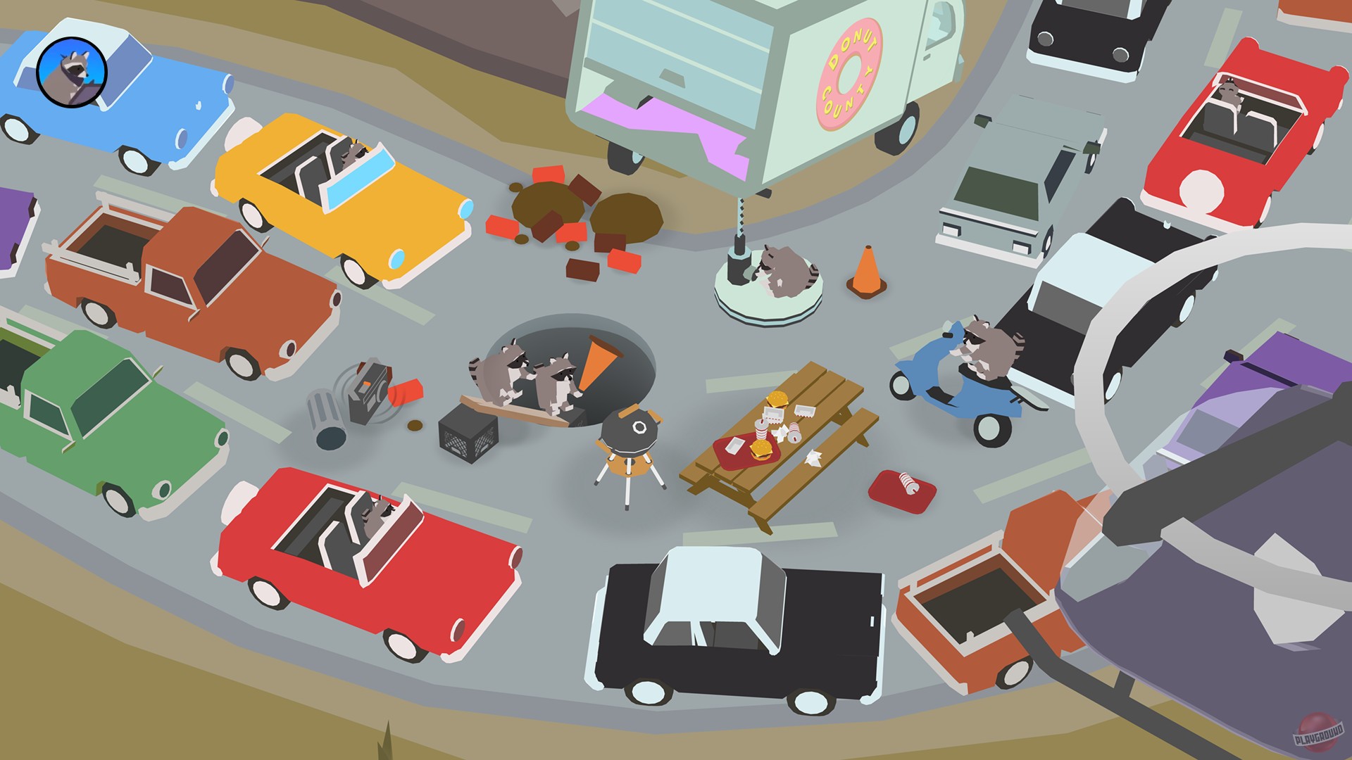 Скриншот из игры Donut County - 17