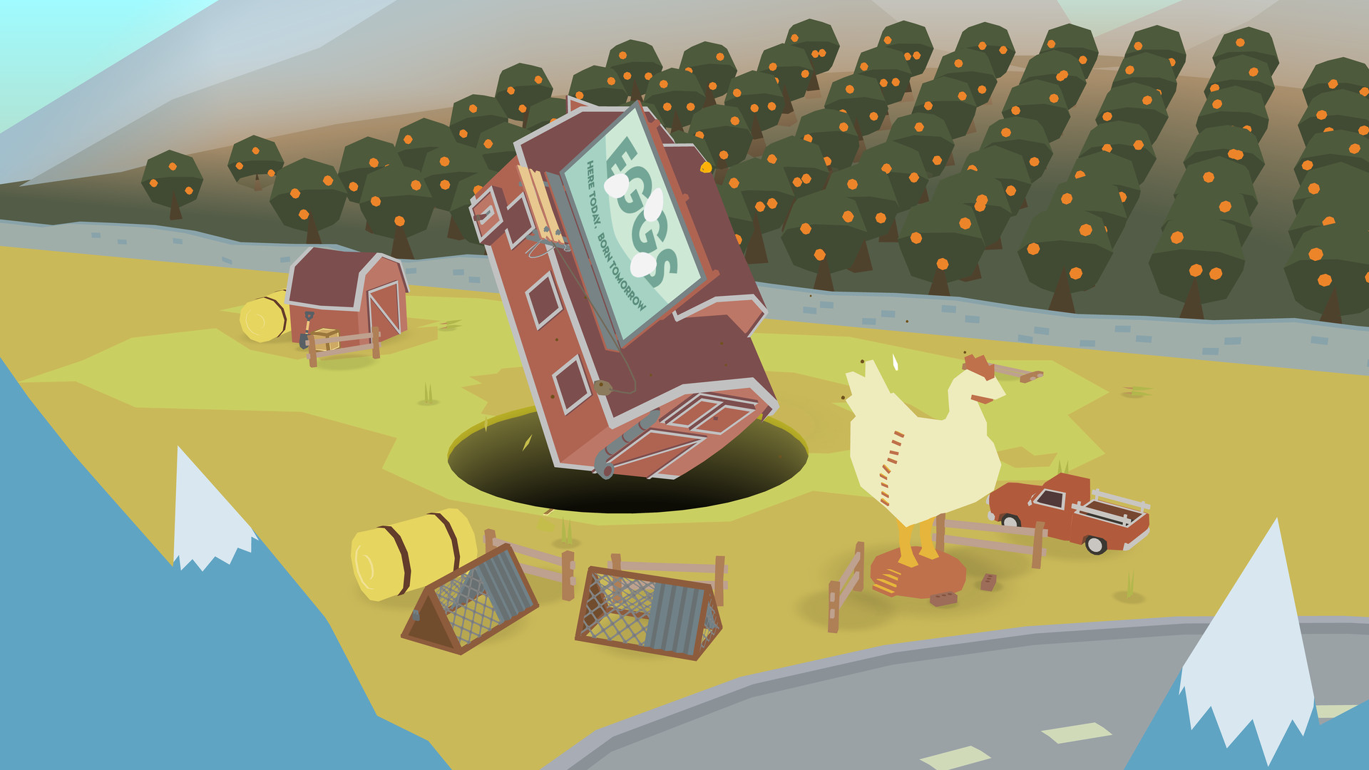 Скриншот из игры Donut County - 6