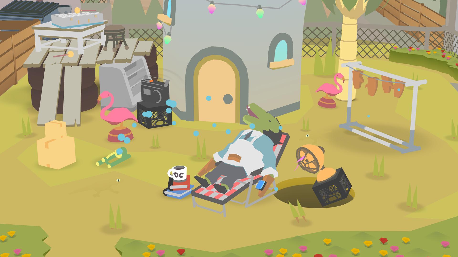 Скриншот из игры Donut County - 13